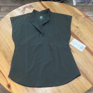 Elegant Dark Green Scrub by GT
